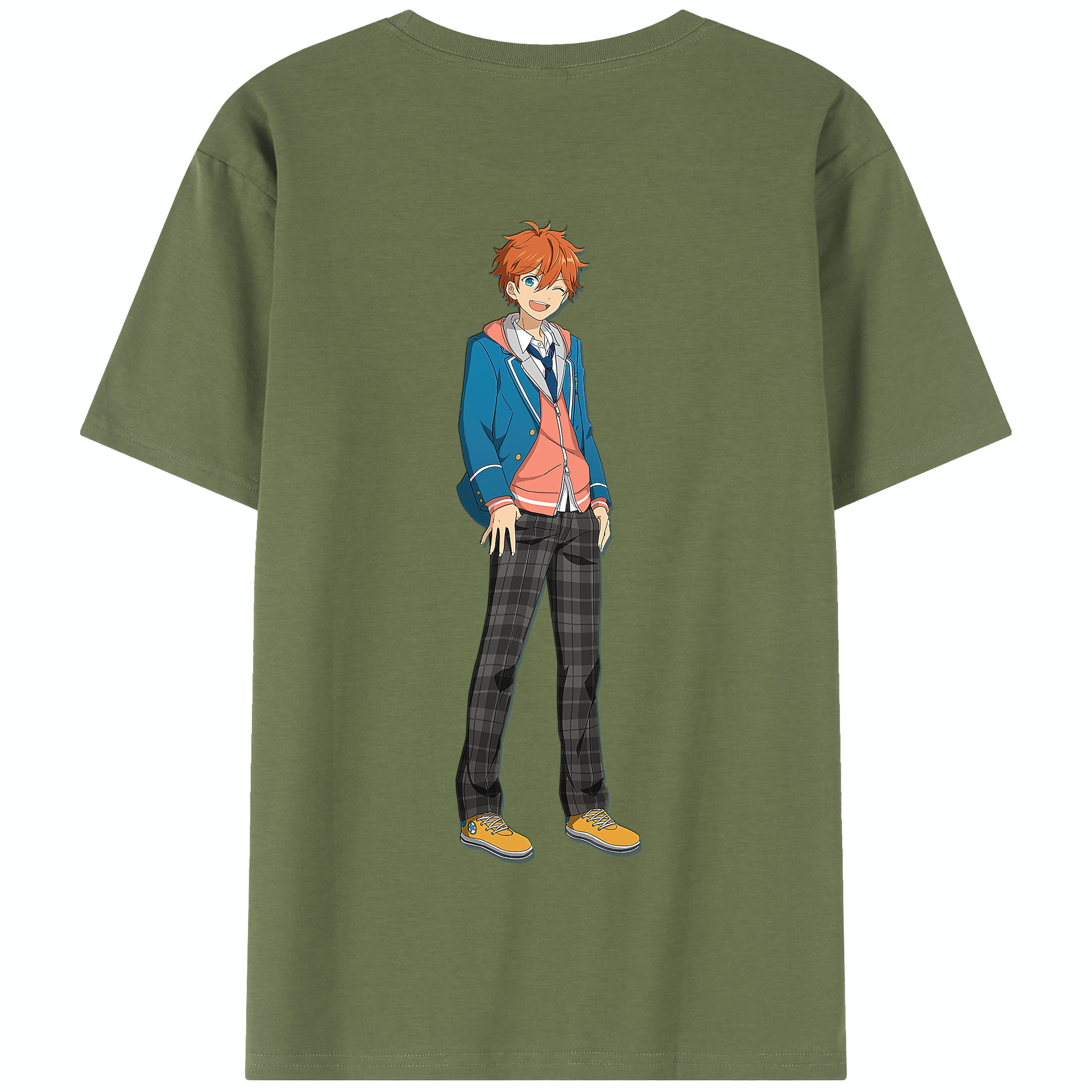 （画像用） あんさんぶるスターズ! Ensemble Stars 綿100％半袖Tシャツ（背面プリント）